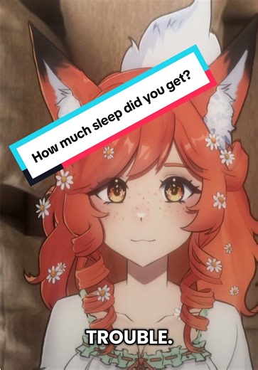 Funny fox asks how much sleep you’ve gotten? #TikTokCreatorSearchInsightsIncentive #ENVtuber #kitsune #foxvtuber #foxgirl