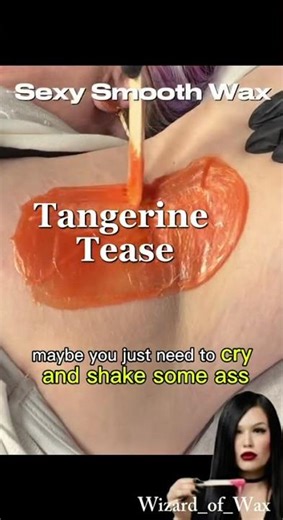 @Wizard_of_Wax Armpit Waxing with Sexy Smooth Tangerine Tease Hard Wax in Roseville CA
