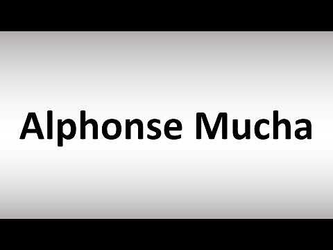 How to Pronounce Alphonse Mucha