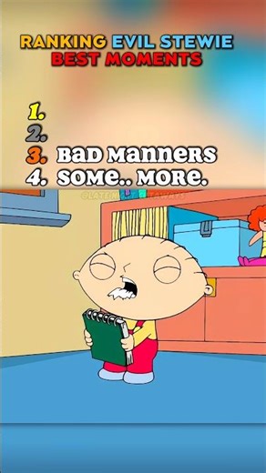 When Stewie Griffin Was Actually Evil... (Ranked) 💀