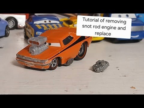 How to replace snot rod diecast engine a easy replacement