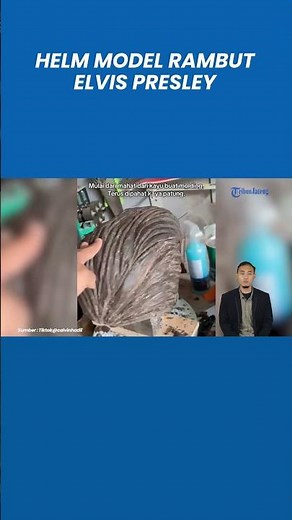 Viral Helm Model Rambut Elvis Presley Dipakai Tora Sudiro, Siapa Pembuatnya