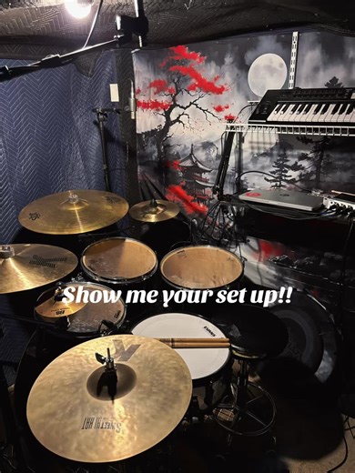 Show me your set up! #church #drummer #drums #fyp