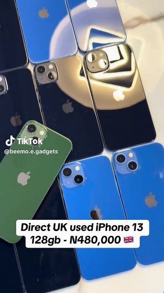 Restocked UK Used iPhone 13 – Buy Now for N480,000