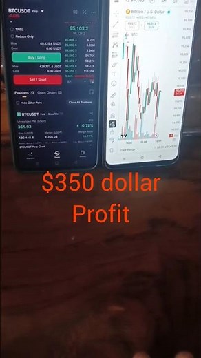 Bitcoin profit Live 😱 #trading #trader #bitcointrading #shorts