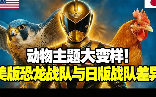 [中配]动物主题大变样！美版恐龙战队与日版战队差异 - 𝙉𝙚𝙧𝙙 𝙀𝙢𝙥𝙞𝙧𝙚