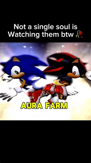 Sonic & Shadow Aura Farm For No Reason btw 😭✌️#sonic #sonicthehedgehog #shadow