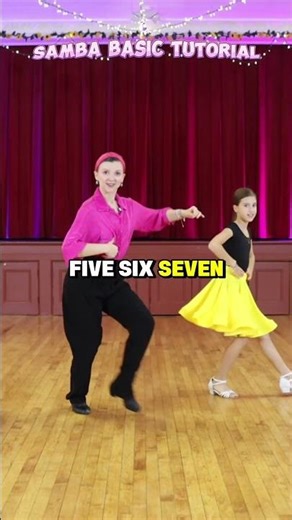 Samba Basic Tutorial #bdk #ballroomdancekids #bdkkids