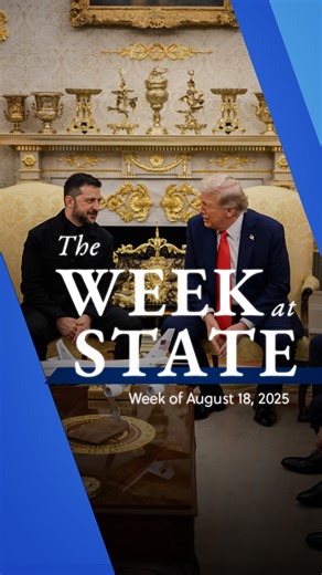 This week at State with Principal Deputy Spokesperson Tommy Pigott: ☮️ President Donald J. Trump continues historic peace efforts ⚖️ Holding the International Criminal Court - ICC accountable 🇺🇸 Meeting with leaders and advancing policies every day on behalf of the American people | U.S. Department of State