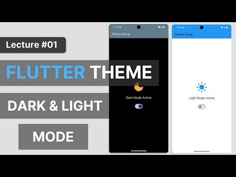 Flutter Light & Dark Theme Switch | Local vs Global Theme Management (Beginner Friendly) #01