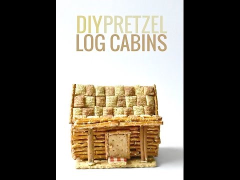 How To Make A Pretzel Log Cabin