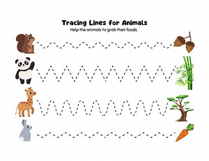 Tracing Worksheet for Kids| Tracing Practice Worksheets| Pre-tracing Worksheets| Fine Motor Tracing Practice - Etsy Canada