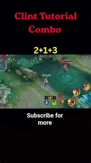 Clint's Burst Combo 🎯 | #mlbb #clint