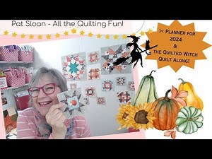 Planner for 2024 & the Quilted Witch Quilt Along!