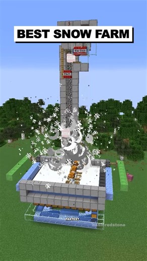 Best Snow Farm for Vanilla and Donut SMP #shorts