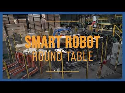 Wood Trim Block Sorting & Stacking Robot for Lumber Mills | SmartMill