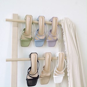 CANDY COLORS. Add a pop of color to your 'fit with the Z Strap Heeled Sandals. ➔ https://bit.ly/3hmTsYo | D AF