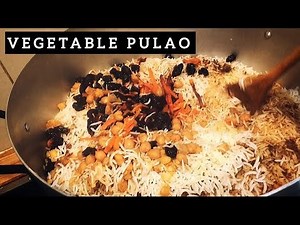 This simple veg pilaf will make your life easier /easy veg pulav recipe/vegetable rice/ without meat