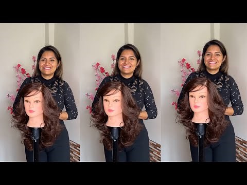 Corte de pelo rápido en capas largas con 3 coletas paso a paso | Easy & Quick Long Layered Haircut.