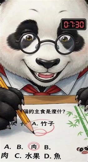 When the Smartest Kid in Class is a Panda #panda#exam #school #student #AIvideo#aigenerated #funny