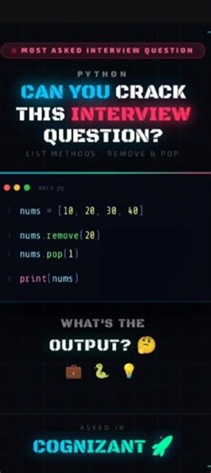 Can you crack this interview question