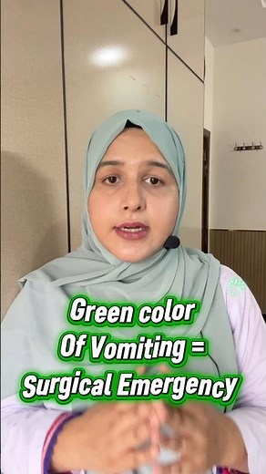 Green Vs Yellow Vomiting in children. #goviral #youtubeshorts #youtube