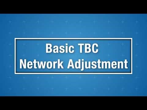 Can-Learn: Basic TBC Network Adjustment