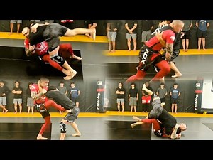 LAT DROP Trip KNEE TAP Drive-by and JUDO TOMOE NAGE Overhead Kick MMA Throws and Takedowns #GFAMMA