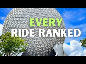 Ranking EVERY Ride at Epcot (2025)