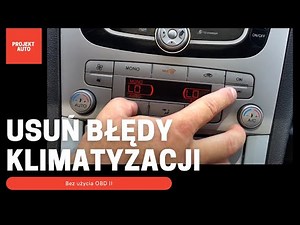 How to remove air conditioning errors using the Climatronic module? [FORD S-max, Galaxy, Focus]