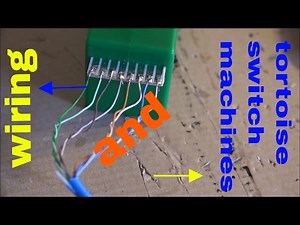 Layout update, Main bus wiring 107 and soldering tortoise switch machines