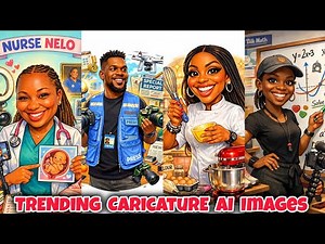 How to Create Caricature AI Image of Yourself and Your Job Using ChatGPT | ChatGPT Caricature Trend