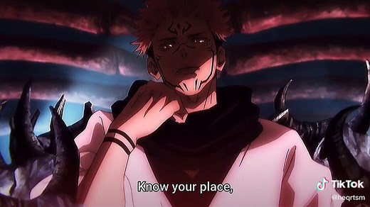 Sukuna Saying 'Know Your Place, Fool' in Japanese | Jujutsu Kaisen