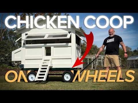 MOBILE Tractor Chicken Coop Tour | Carolina Coops