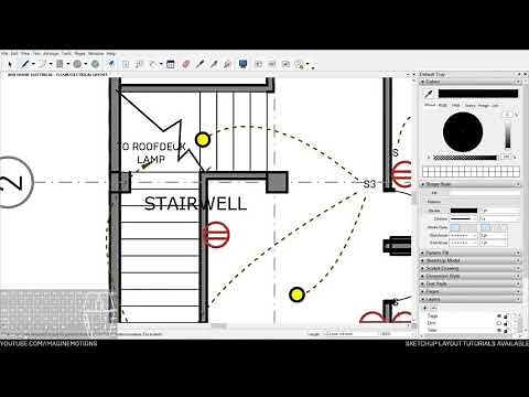 Sketchup Blueprint 3 - 2d Electrical
