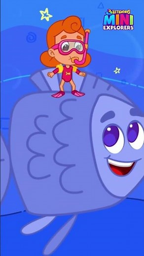 Swim, dance & praise! 🐟🕺Get the wiggles out with ‪@3LittleWordsMiniExplorers‬ ! #shorts