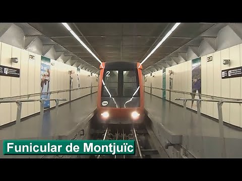 Funicular de Montjuïc: Paral·lel - Parc de Montjuïc (TMB Barcelona) [2015]