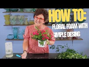Floral Foam 101: Prep, Soak & Build a Simple Arrangement🌿
