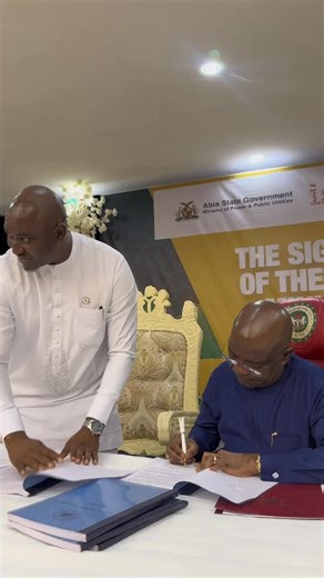 6.1K views · 80 reactions | BREAKING: Governor Alex Otti signs the Abia Mini-Grid Regulation to formalize the adoption of the framework and open up the Abia State Electricity Market to competent investors. | ABN TV | Facebook