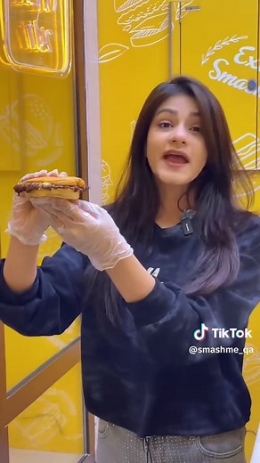 Smashed Burgers at Smash Me Restaurant in Qatar