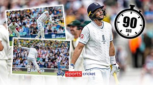 The Ashes: All 11 wickets from day one in 90 seconds!