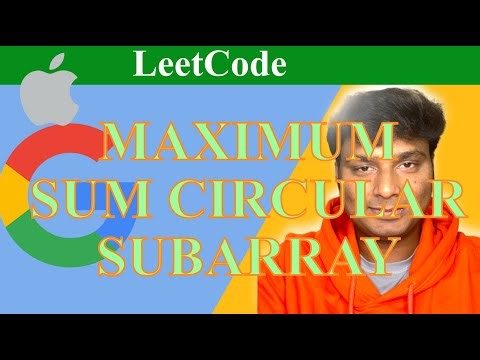 Microsoft Amazon Linkedin LeetCode : Maximum Sum Circular Subarray