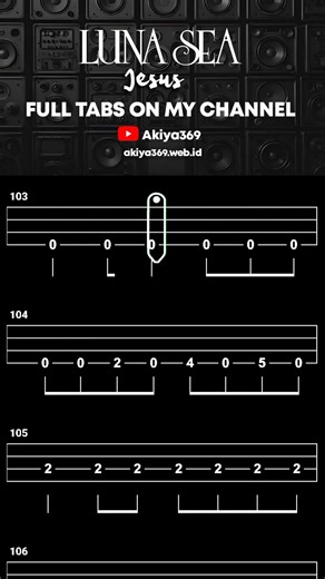 JESUS / LUNA SEA【BASS TAB】| WITH PDF FILE #shorts #basstabs #lunasea