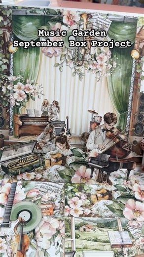 September Box Project #popup #diy #album #music #tutorial #interactive