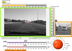 Kalman Filter Vehicle Detection in Labview//