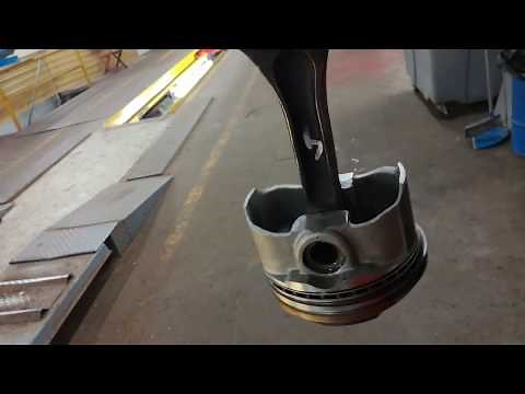 How to put in press fit wrist pins with heat