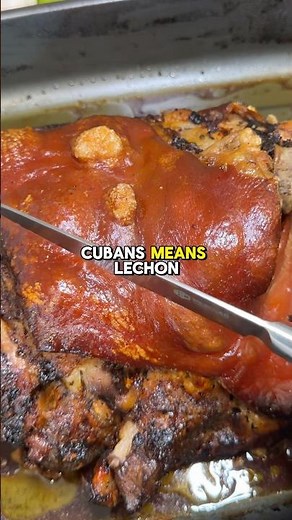 Authentic Cuban Lechon Asado (Mojo Roast Pork) 🐖🇨🇺 recipe (description) ↗️ #pork #lechon #cuban