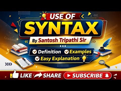 Syntax part 1