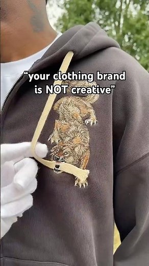 “wolf” hoodie releasing 25 july! what do you think?🐺 #fashion #embroidery #streetwear