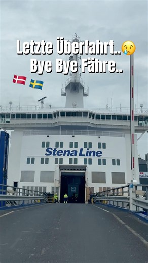 LETZTE ÜBERFAHRT!…🇩🇰🇸🇪das komplette Video ist auf meinem Kanal🤗#danmark #travel #vlog
